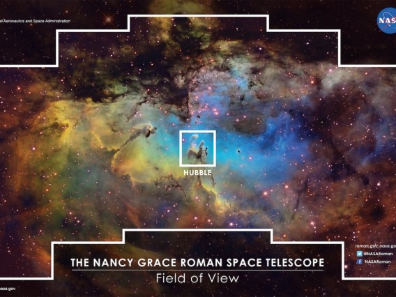 Roman Space Telescope field of view